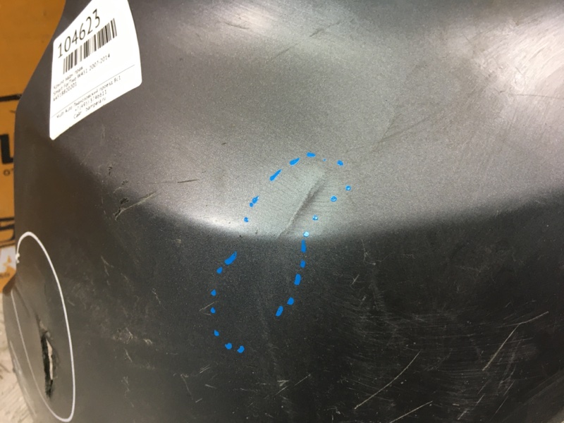 Крыло заднее правое ForTwo 2007-2014 W451