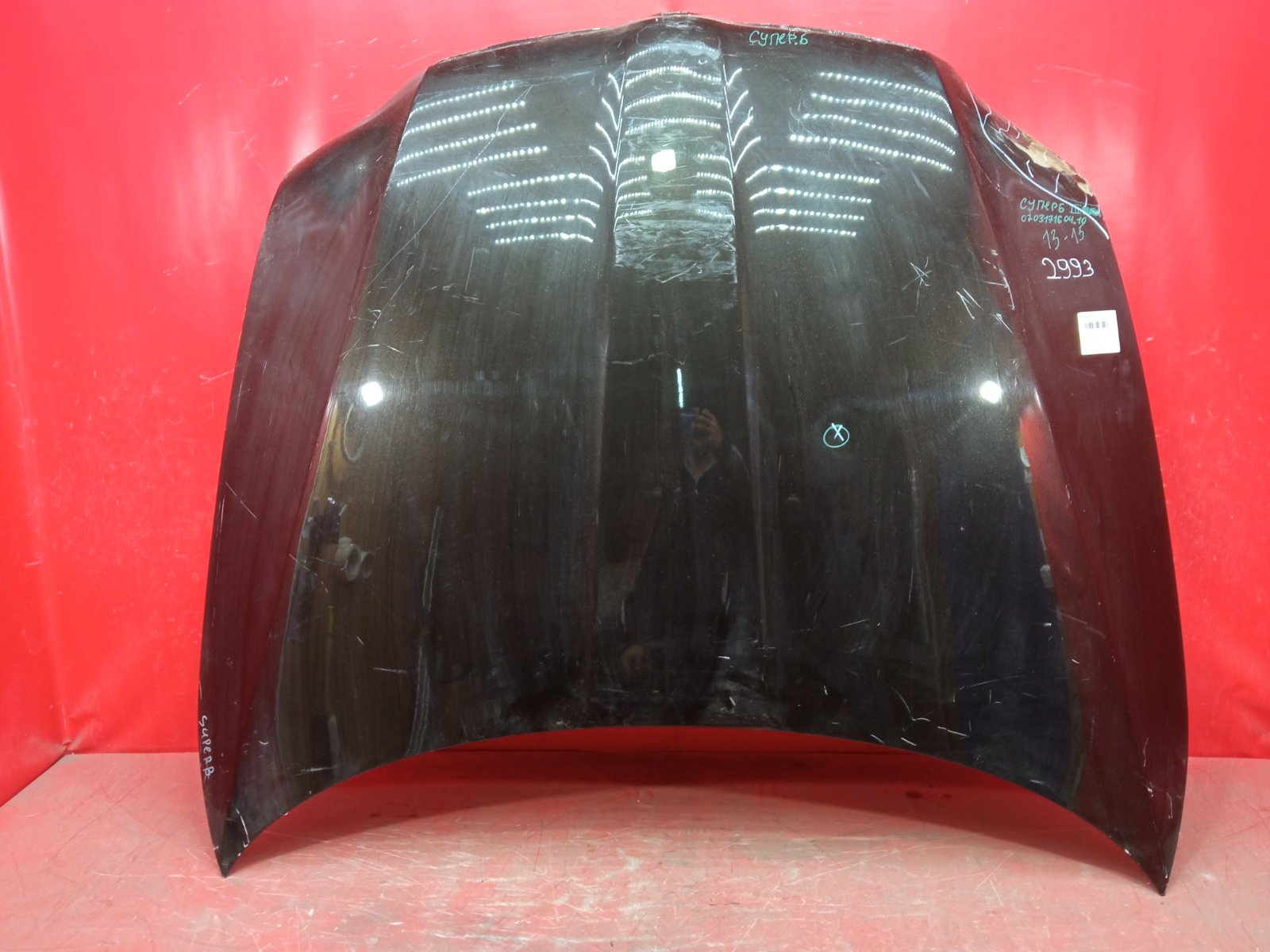 Капот Skoda Superb 2 2008 Капот Skoda Superb 2 2008