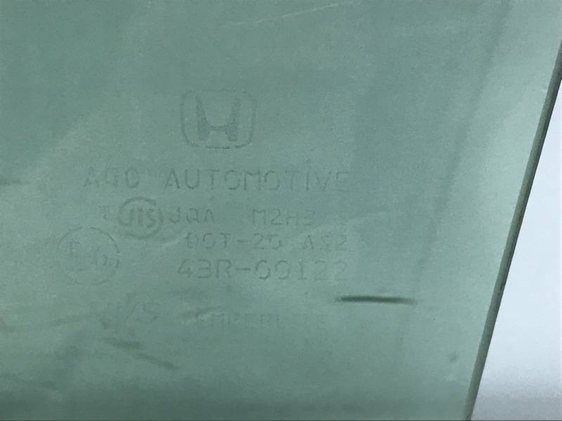 Стекло двери заднее правое Accord 2009 8 R20A3