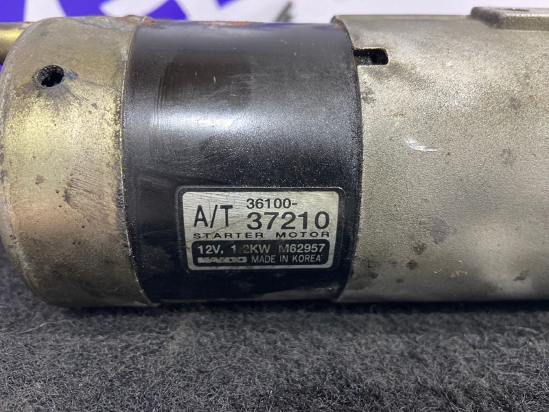 Стартер SPORTAGE 2008г G6BA Стартер SPORTAGE 2008г G6BA