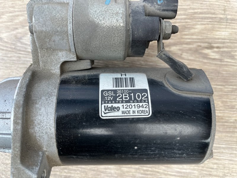 Стартер Cerato 2012 СЕДАН 1600 CC - GAMMA; ENGINE TYPE: DOHC - GDI;