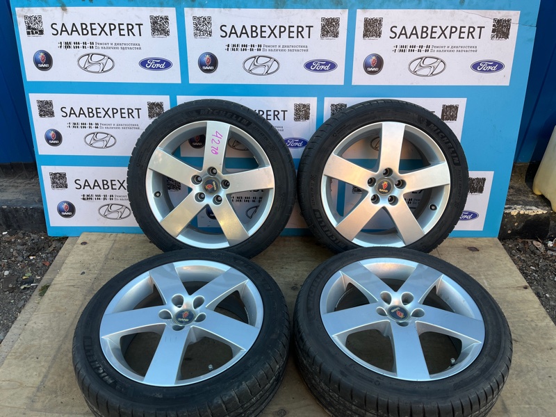 Диски с резиной Saab 9-5 2004 вагон В235R 5390760 контрактная