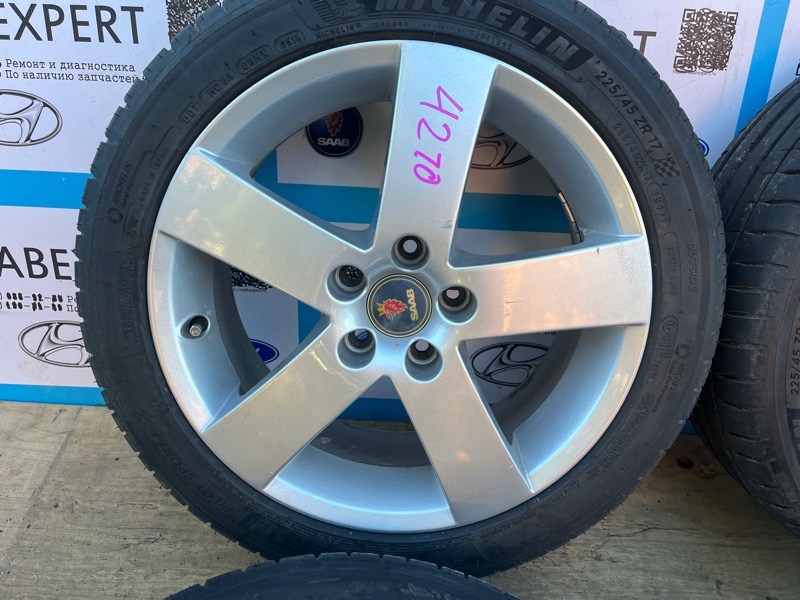 Диски с резиной 9-5 2004 вагон В235R