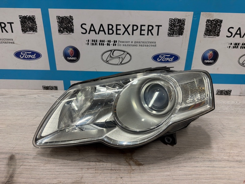 Фара галогеновая передняя левая VOLKSWAGEN PASSAT 2006 Седан BWA(R4 2.0 TFSI EA113) 3C0941005N контрактная