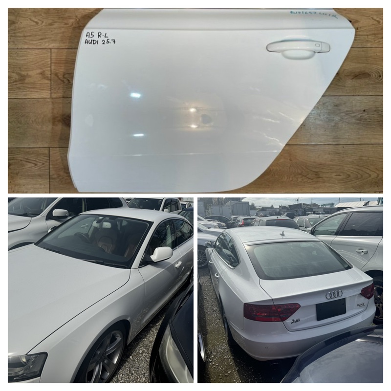 Дверь боковая задняя левая Audi A5 2011 8T CDNC 8T8833051D контрактная