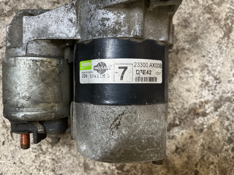 Стартер Micra 2007 K12E CR12DE