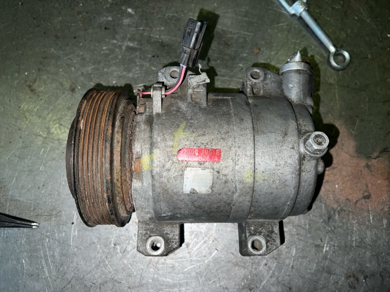 Компрессор кондиционера Nissan Teana 2012 J32 QR25DE QR25DE 92600-JM01B контрактная