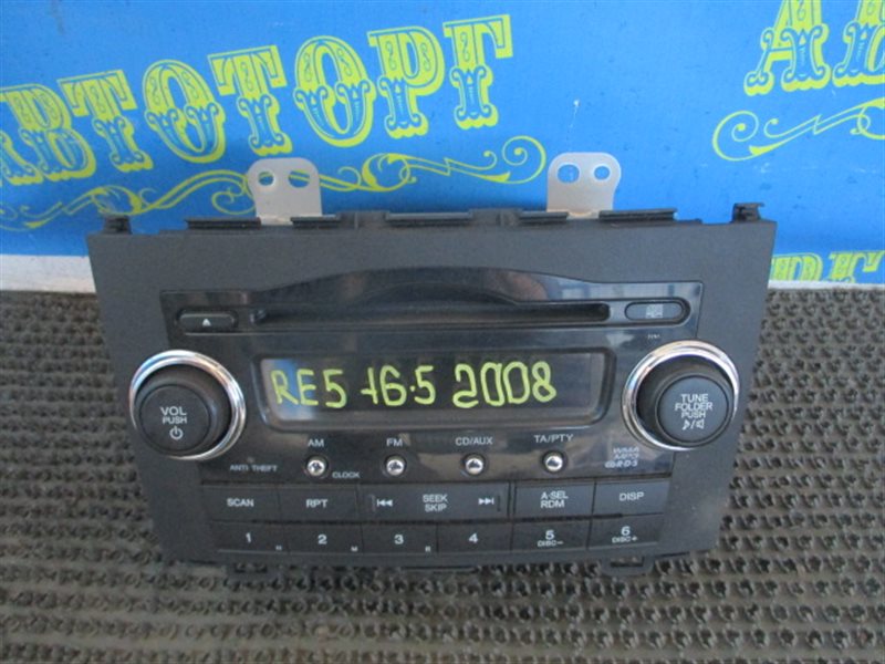 Магнитофон Honda Cr-V RE5 R20A 2008
