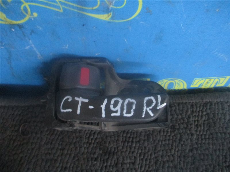 Ручка двери внутренняя Toyota Corona CT190 2C 1995 задняя левая