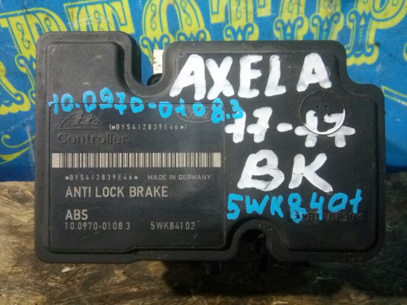 Блок abs Mazda Axela BK ZY-VE 2004