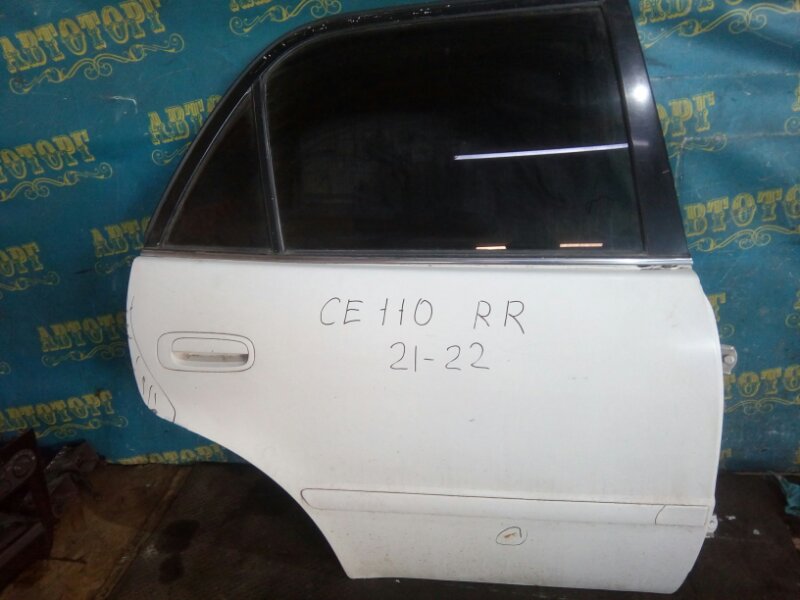 Дверь Toyota Corolla CE110 2С 1997 задняя правая