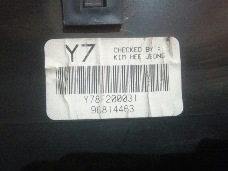 Щиток приборов Chevrolet Aveo T250 B12D1 2008