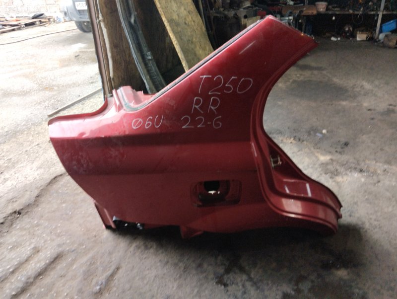 Крыло Chevrolet Aveo T250 B12D1 2008 заднее правое