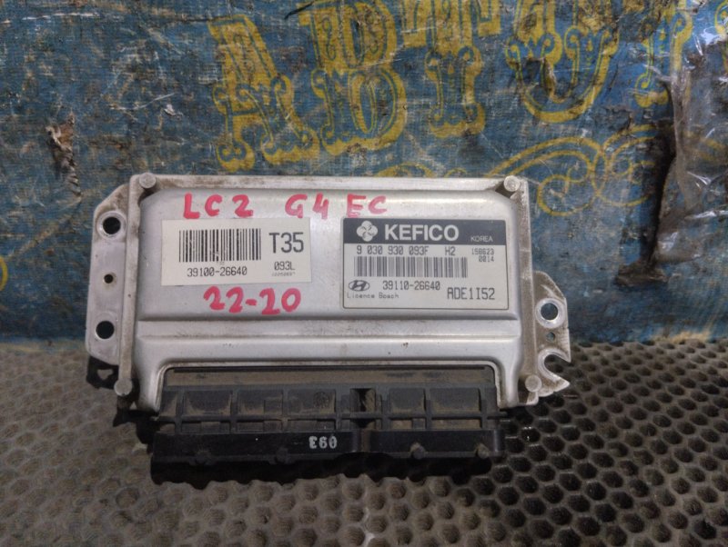Блок управления двс Hyundai Accent LC2 G4EC 2005