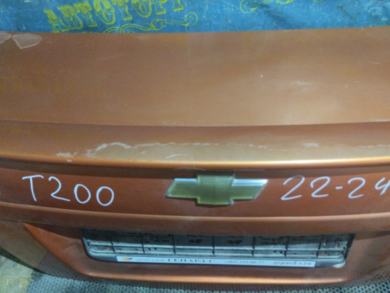 Крышка багажника Chevrolet Aveo T250 B12S1 2007