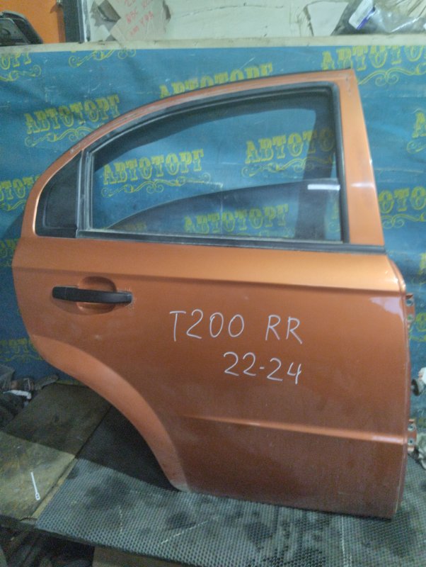 Дверь Chevrolet Aveo T250 B12S1 2007 задняя правая