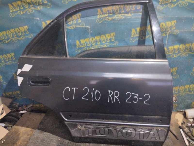 Дверь Toyota Carina CT210 2CT 1997 задняя правая