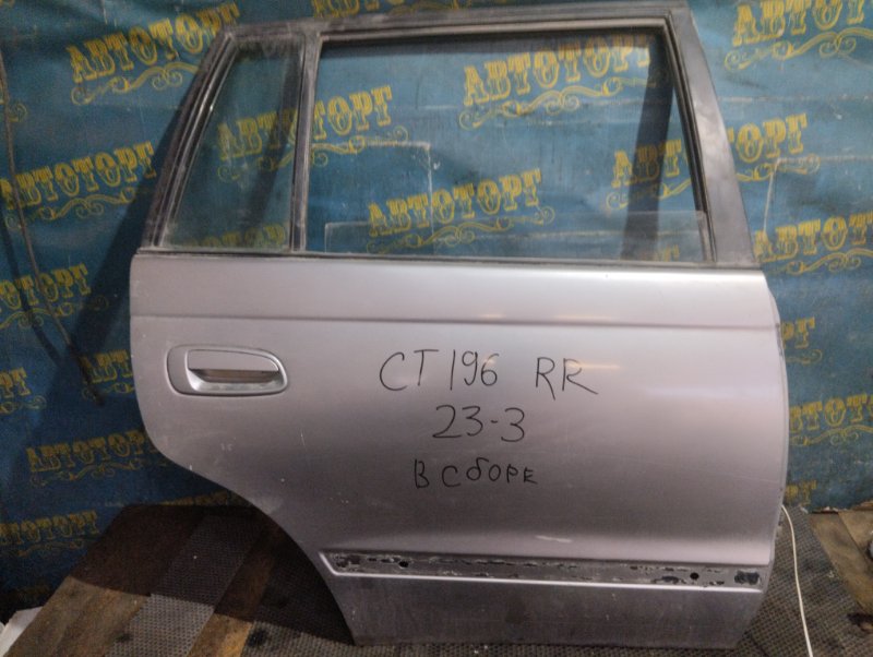 Дверь Toyota Caldina CT-196 2C 1999 задняя правая