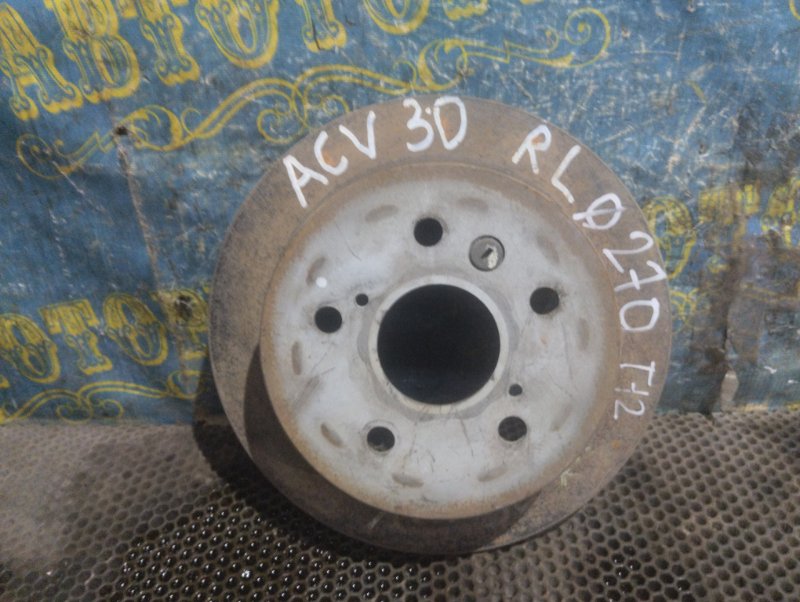 Тормозной диск Toyota Camry ACV30 задний