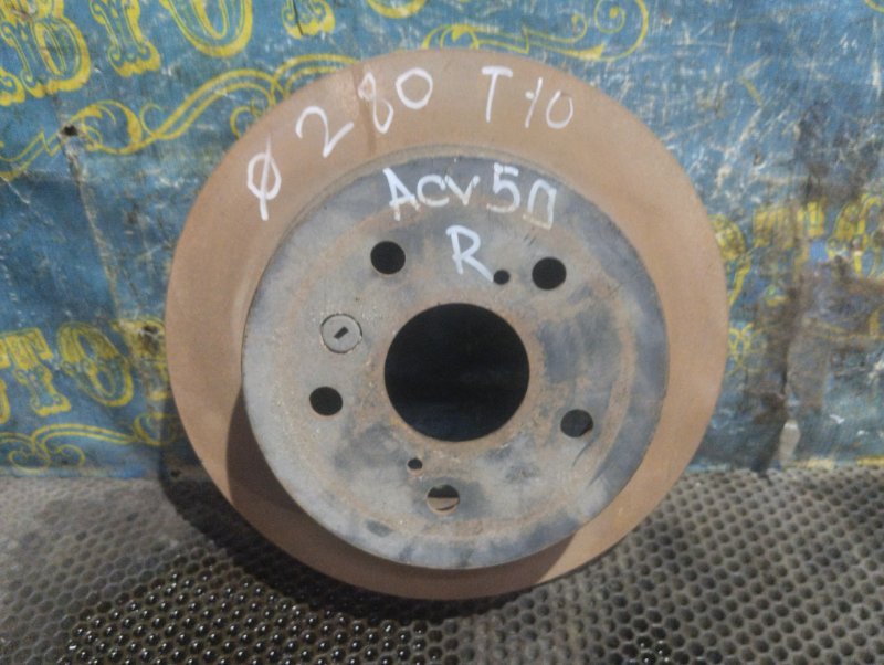 Тормозной диск ACV50 задний