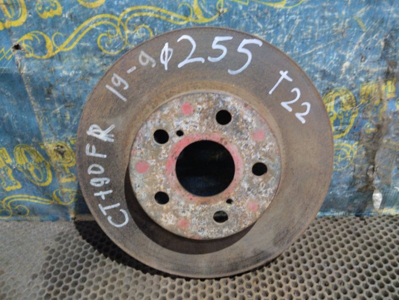 Тормозной диск Toyota Carina CT190 2C 1993 передний