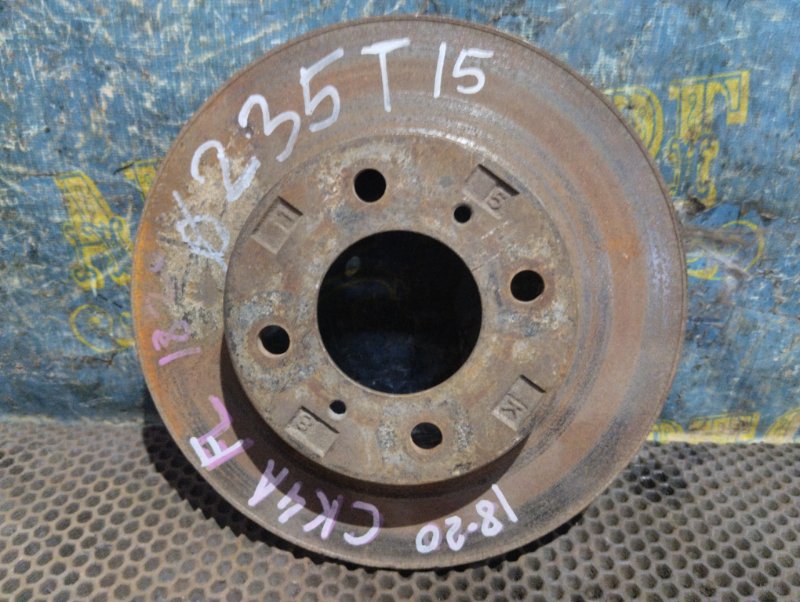 Тормозной диск Mitsubishi Lancer CK4A 4G92 1998 передний