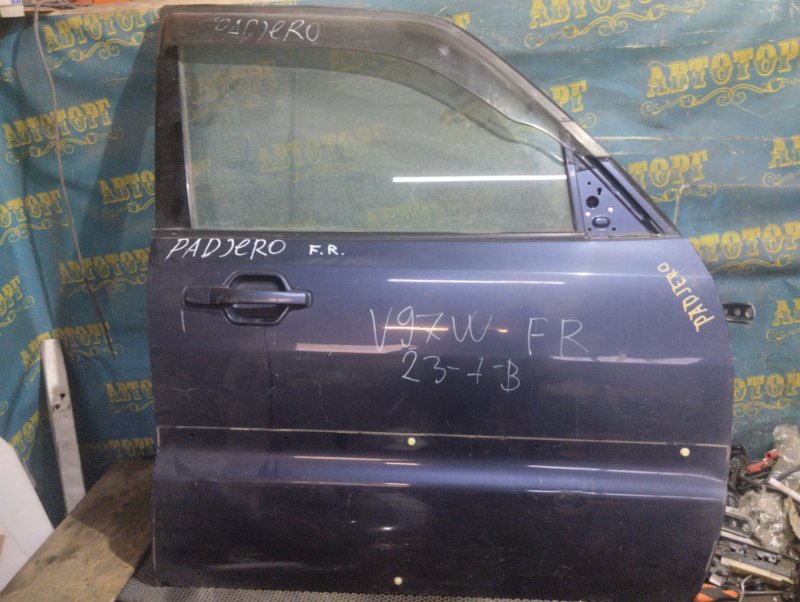 Дверь Mitsubishi Pajero V97W передняя правая