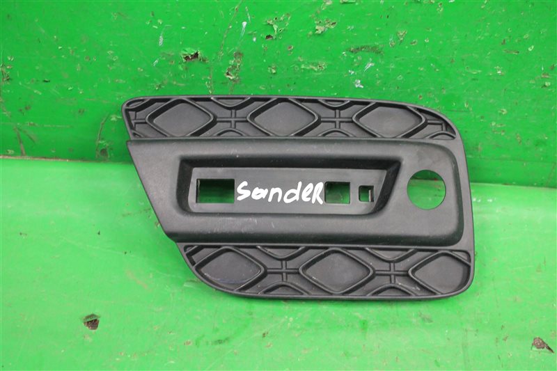 Накладка на бампер Renault Sandero 2 2014 задняя (б/у) Накладка на бампер Renault Sandero 2 2014 задняя (б/у)