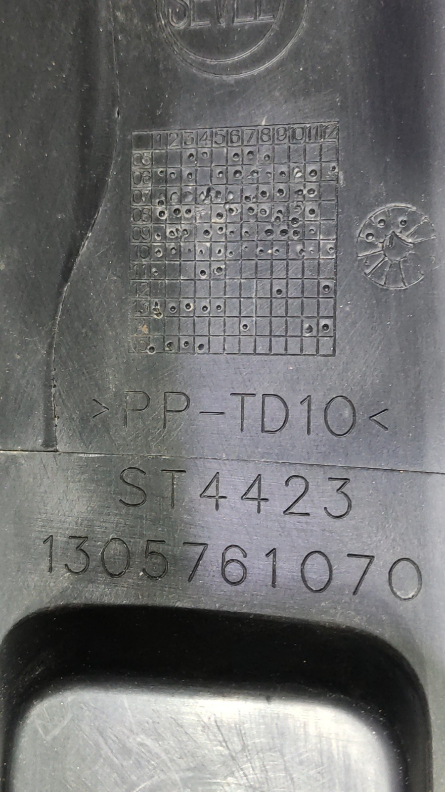 Накладка бампера задняя правая DUCATO 2006-2014 3