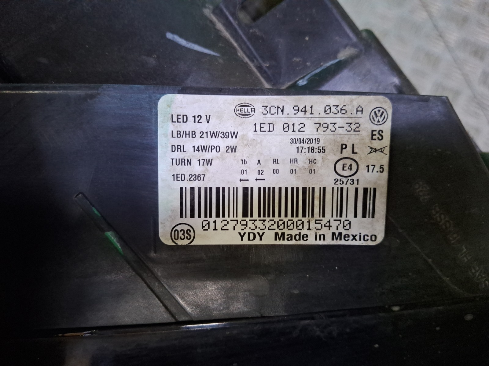 Фара правая Teramont 2017-нв 1