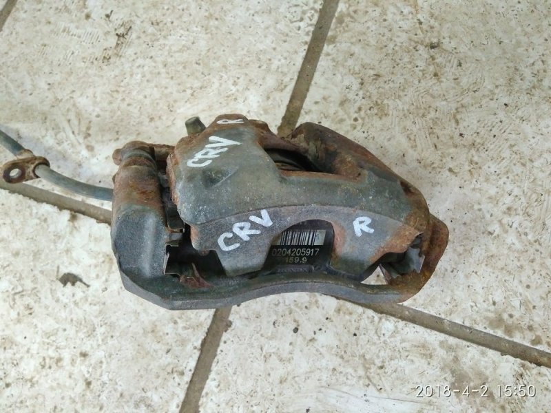 Суппорт тормозной передний правый Honda CR-V 2007-2012 45018SWWG00 Б/У