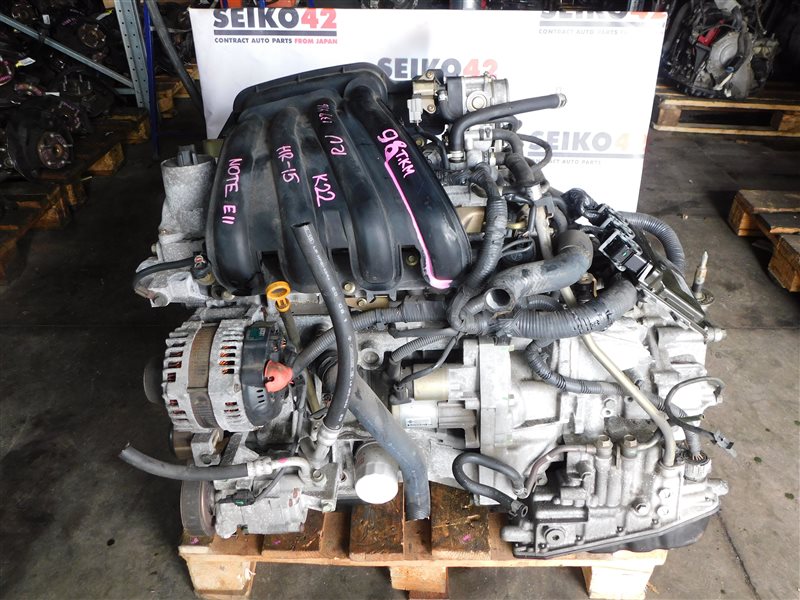 Двигатель Nissan Note E11 HR15DE (б/у)