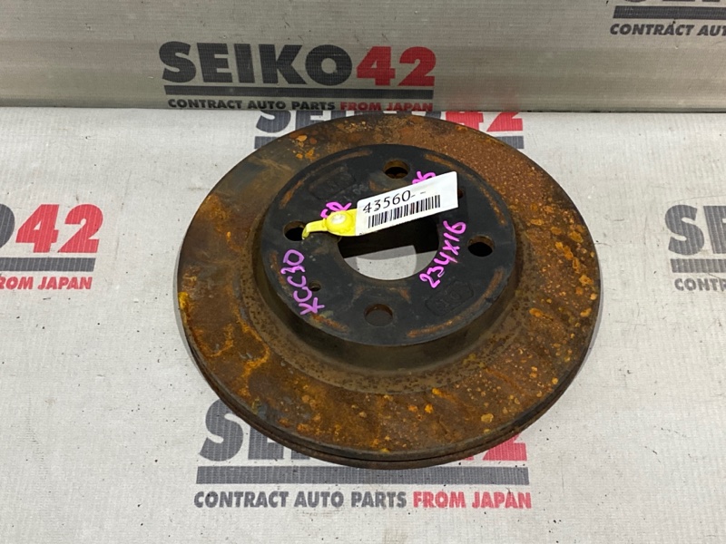 Диск тормозной Toyota Passo KGC30 1KR-FE передний правый (б/у)