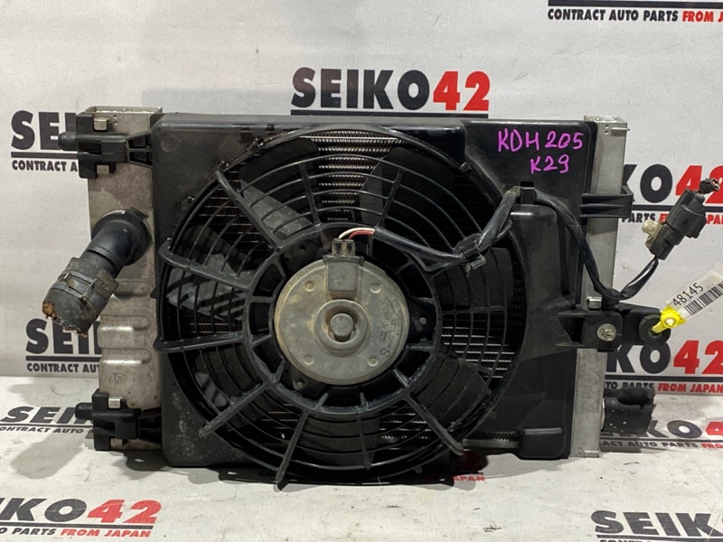 Радиатор охлаждения двигателя Toyota Hiace KDH205 2KD-FTV (б/у)