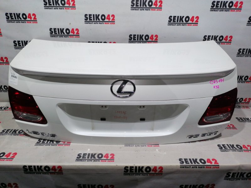 Крышка багажника Lexus Gs350 GRS191 2GR-FSE задняя (б/у)