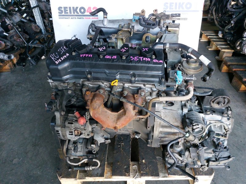 Двигатель Nissan Ad Van VFY11 QG15DE 1 модель (б/у)