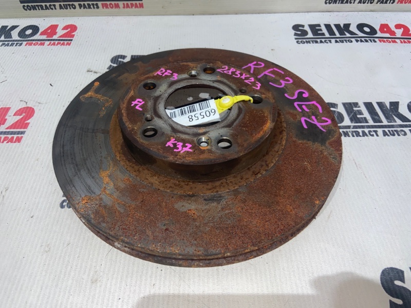 Диск тормозной Honda Stepwgn RF3 K20A передний левый (б/у)
