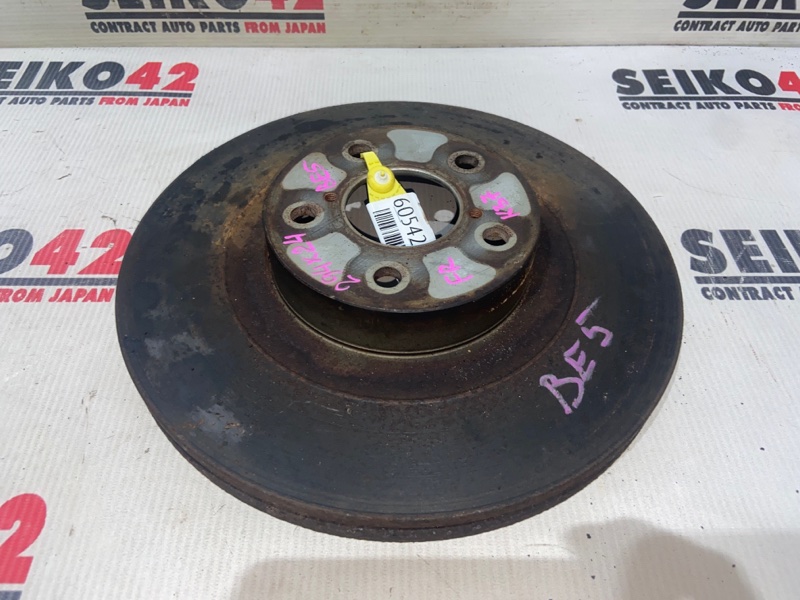 Диск тормозной Subaru Legacy B4 BE5 EJ204 передний правый (б/у)