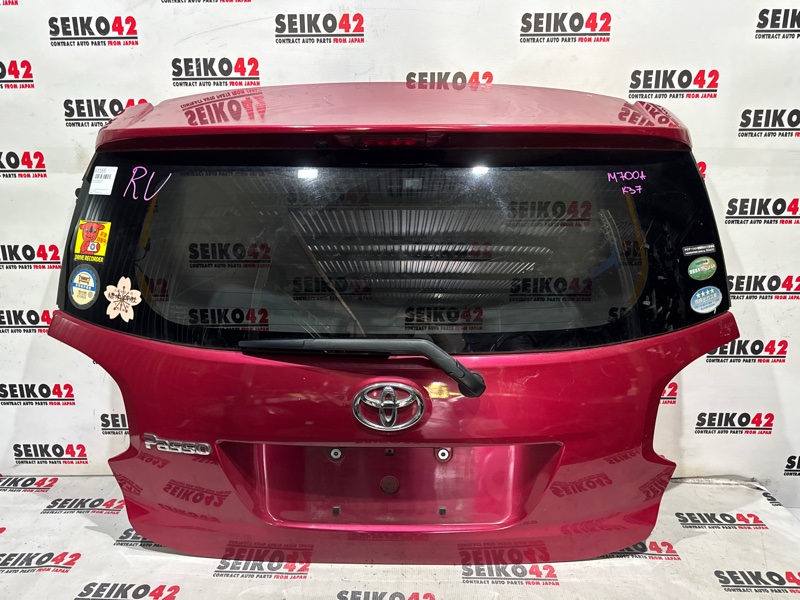 Дверь багажника Toyota Passo M700A 1KR-FE задняя (б/у)