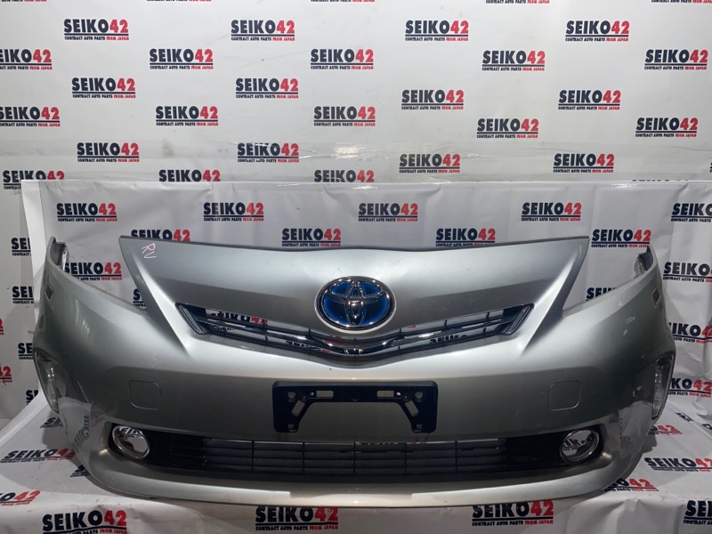 Бампер Toyota Prius Alpha ZVW41 2ZR-FXE 2012 передний (б/у)
