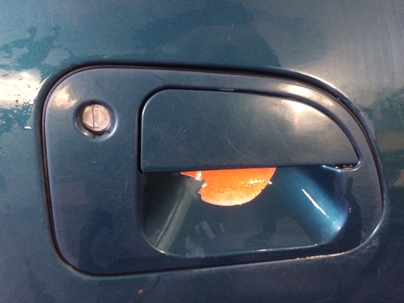 Ручка двери внешняя Mitsubishi Delica PE8W передняя правая (б/у)