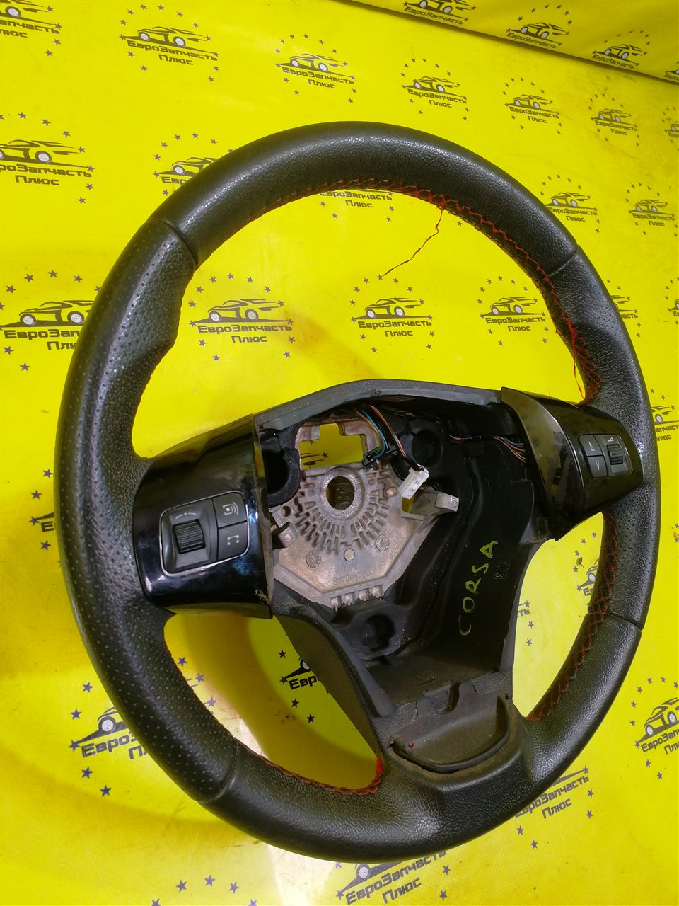 Руль кожаный Opel Corsa D