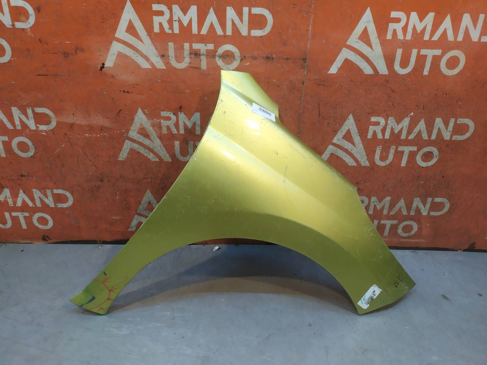 Крыло переднее правое Peugeot 207 2006-2015 1 7841V0 Б/У