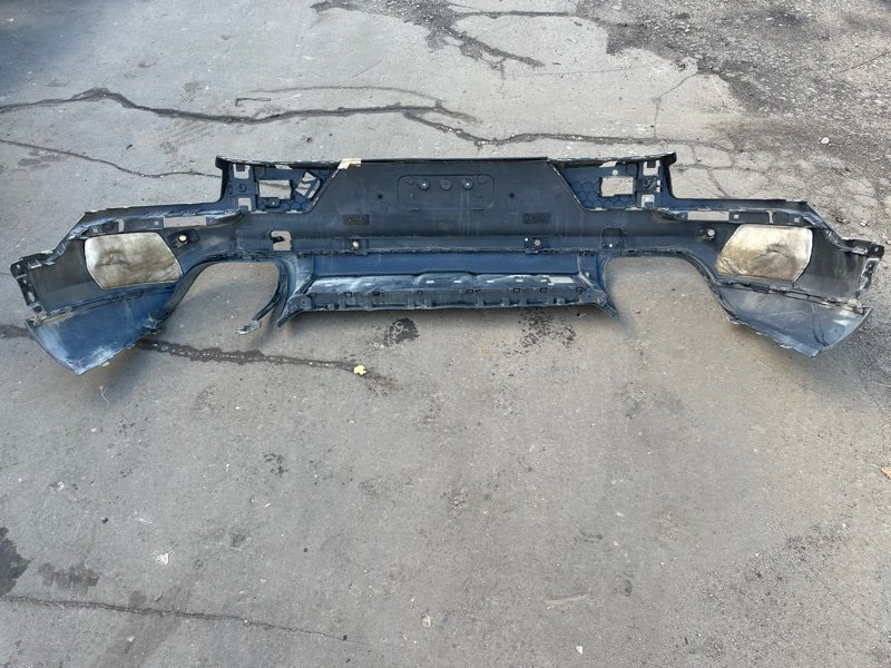 Юбка бампера задняя Porsche Cayenne 9YA