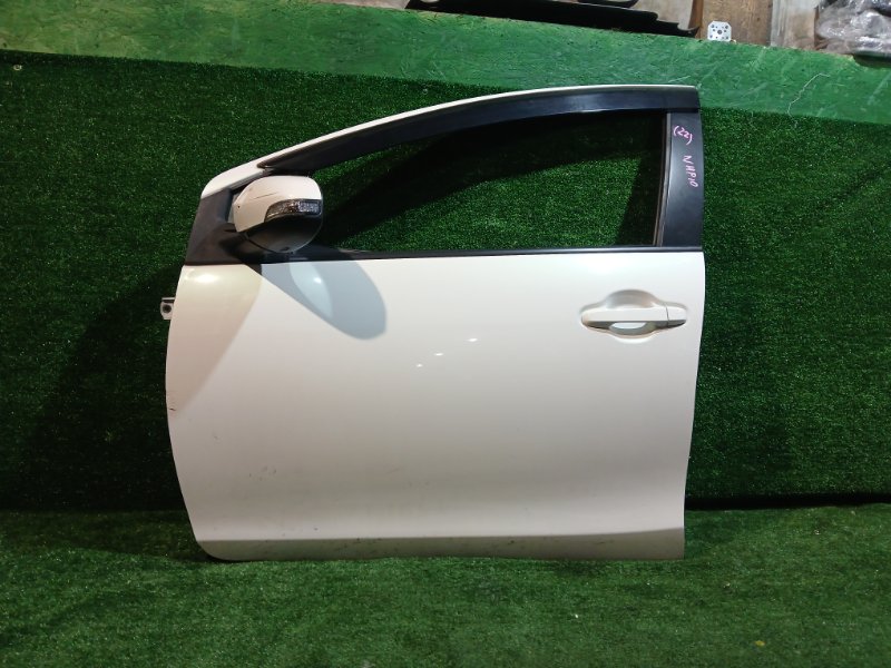 Дверь Toyota Aqua NHP10 1NZ-FXE 2014 передняя левая (б/у)