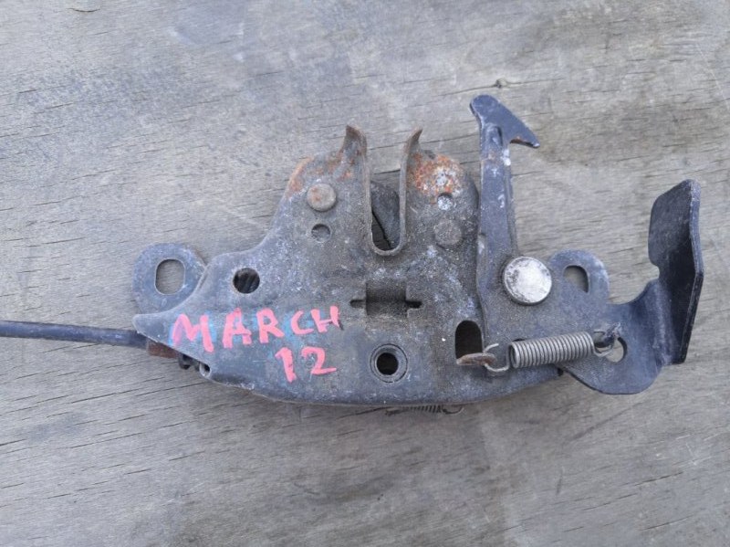 Замок капота NISSAN MARCH K12 2002 (б/у)