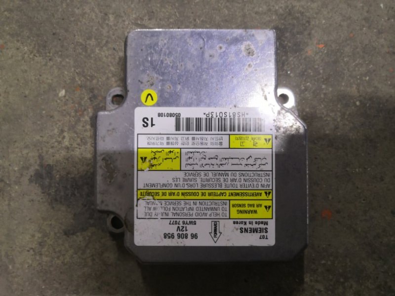 Блок airbag CHEVROLET AVEO T250 B12D1 2006 (б/у)