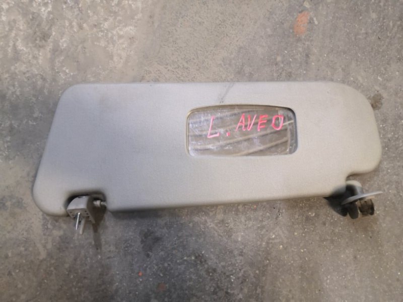 Козырек солнцезащитный CHEVROLET AVEO T250 B12D1 2006 передний левый (б/у)