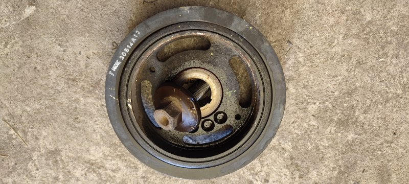 Шкив коленвала NISSAN TIIDA C11 HR16 2012 (б/у)