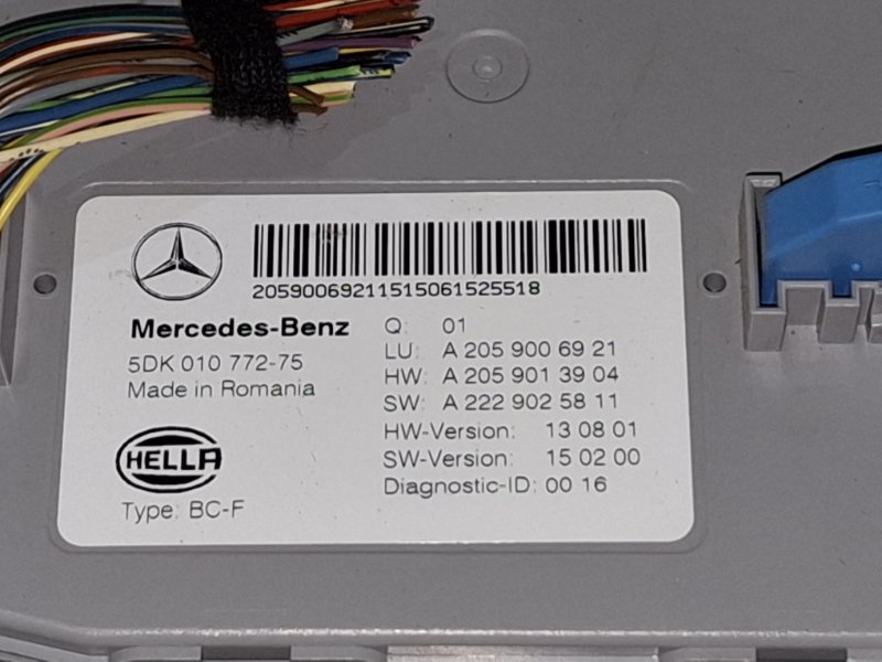 Блок управления MERCEDES-BENZ C-CLASS 205.242 274920
